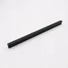 Manija de Puerta Simple y Elegante Personalizada por el Fabricante, Manija de Aleación de Aluminio Espacial Negro Mate, Manija para Gabinete, Cajón, Baño