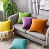 Funda de Almohada de Algodón de Color Sólido Lujo Ligero, Accesorio Práctico de Decoración para el Hogar, Juego Completo de Cojines de Mesita de Noche de Tamaño Grande para Sala de Estar