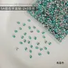 2*3 strass de circonita ovalada para decoración de uñas, strass blancos de moda y deslumbrantes, de fondo plano y forma irregular, accesorios de circonita para uñas ponibles