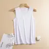 Chaleco Explosivo de Seda de Hielo para Hombre, Moderno, Delgado, Sin Mangas, Cuello Redondo, Holgado, Malla para Fitness, Hombro Ancho, Secado Rápido, Chaleco Deportivo