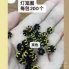 Linterna de anillo caliente multicolor hebilla de piña pulsera tejida a mano accesorios de cuerda nudo de hilo dorado joyería pequeña al por mayor