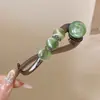Pasador Brillante con Pedrería, Pinza para el Cabello No Dolorosa para la Parte Trasera de la Cabeza, Alternativa a las Pinzas de Tiburón, Accesorio para el Cabello