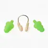 Protetores Auriculares de Silicone para Crianças Anti-Ressecamento e à Prova de Som, Prendedor de Nariz com Fio de Água Anti-Engasgo, Conjunto Personalizado de Clipe de Nariz e Protetor Auricular de Silicone para Natação
