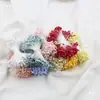 Estames de malte pistilos bastões retorcidos materiais feitos à mão fondant gesso flor de lótus flor de veludo flores embrulhadas centros de flores amarelas