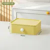 Caja de Almacenamiento de Escritorio BNBS de Colores Macaron, Apilable y Combinable Libremente, Tipo Cajón, Caja de Papelería para Estudiantes