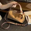 Bolso Femenino Transfronterizo 2026 Nuevo Otoño/Invierno Bolso de Mano de Terciopelo Retro Casual para el Trabajo Bolso Almohada de Hombro Individual Cruzado Pequeño