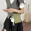 2026 Bolso Cruzado Nuevo, Bolso Cubo Vintage Simple Tejido con Cierre de Cordón, Bolso de Hombro Versátil de Diseño de Nicho