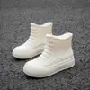 [uma geração de cabelo] botas de chuva femininas da moda impermeáveis antiderrapantes novas versão coreana de sapatos d'água botas curtas exportação