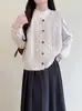 Chaleco cárdigan de punto trenzado estilo coreano, nueva colección otoño/invierno 2026, diseño suave y elegante, sin mangas, perfecto para usar en capas, chaleco suéter para mujer