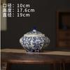 Nuevos Adornos de Tarro Cerámico Multilado Estilo Chino para Sala de Estar del Hogar, Adornos de Tarro Cerámico, Tarro de Té de Porcelana Azul y Blanca al por Mayor, Tarro Pintado a Mano