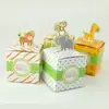 Caja de Dulces Creativa caja de regalo para fiesta de cumpleaños de luna llena caja de cartón de dibujos animados de animales caja de embalaje para dulces de chocolate