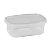 Caja rectangular de blíster para Tiramisú Caja de empaque de agua azucarada desechable Caja de empaque para rollo de pastel Mousse Plástico Transparente