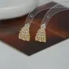 Pendientes de Aro Geométricos de Circonita de Moda con Personalidad Simple Estilo Coreano Temperamento Versátil Pendientes para el Trabajo Nuevo Estilo 2026 Moderno