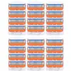 Comercio exterior transfronterizo naranja cinco capas hoja manual rastrillo azul cinco capas rastrillo universal dedo del pie 5 portacuchillas cabeza de corte