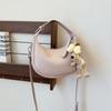 Bolso de Piel Suave Texturizado Nuevo 2025 para Mujer, Bolso Cruzado Simple Lindo y Moderno, Diseño de Nicho Bolso de Hombro Único Bolso Dumpling