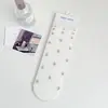 Meias de Renda Floral para Mulheres, Meias de Cano Médio, Meias Finas de Algodão para Primavera e Verão, Meias Longas Respiráveis de Malha Sem Costura Estilo Ballet