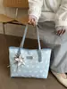 2026 Verão Nova Moda Casual Estilosa Bolsa Grande Capacidade com Textura Simples Bolsa de Ombro Feminina Atacado Bolsas Femininas
