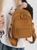 Bolsa de Tecido de Nylon para Mulheres 2025 Primavera Nova Mochila Pequena Mochila Leve Repelente à Água Mochila Casual de Viagem