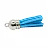 Nuevo Colgante de Borla de Terciopelo Coreano de 3 cm Fleco de Mini Borla Accesorios DIY Hechos a Mano Borla Galvanizada