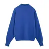 Z Estilo Europeu e Americano Transfronteiriço 2025 Nova Moda Elegante Roupas Femininas Atacado Simples Macio Gola Alta Malha 2142263