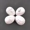 Cristal Natural 2cm Huevo Pequeño Piedra con Forma de Huevo Material de Jade Huevo de Pájaro Piedra Cruda Adorno Objeto de Mano para Jugar, Natural