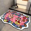 Nuevo Dibujo Animado Lindo Tela Tecnológica Barro de Diatomeas Gabinete de Baño Felpudo Resistente a la Suciedad Absorbente de Agua Secado Rápido Antideslizante Alfombrilla Baño Hogar