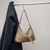 Bolsa de Ombro Único Estilo Europeu e Americano em Couro Bovino de Primeira Camada para Mulheres, Elegante, Simples, Prática para o Dia a Dia, Bolsa de Couro Genuíno