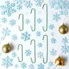 Decoraciones de Ganchos Navideños de Venta Caliente Transfronterizas Cascabeles Navideños Dorados Calcetines Navideños Colgantes para Árbol de Navidad Ganchos para Bolas de Navidad
