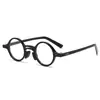 Nuevas gafas pequeñas de montura redonda sin graduación para mujer, de alta gama, aspecto natural, protección contra luz azul, estilo personalizado, gafas europeas y americanas para hombre, transfronterizas europeas y americanas