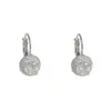 Brincos Argola Redondos Estilo Francês Moda Retrô com Microincrustação de Zircônia para Mulheres, Exquisitos e Únicos, Luxo Leve, Versáteis, de Alta Qualidade, Super Brilhantes