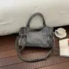 Bolso de Gran Capacidad con Sensación Relajada para Mujer 2026 Nuevo Casual Gamuza Felpa para Viajes Diarios Bolso de Hombro Cruzado de Mano