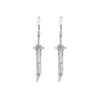 Amazon Cross-border Único Punk Retro Gótico Longo Dagger Sword Pingente Brincos para Homens e Mulheres Brincos Distintivos