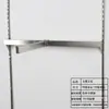 Columna de expositor de tienda de ropa tarjeta de pared TA columna colgante colgante lateral acero inoxidable negro blanco amarillo titanio oro rosa