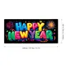 Fondo navideño personalizado para fábricas transfronterizas, decoración de ambiente festivo, personalización de banner de Año Nuevo 2026 para interiores