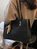 Bolso Tote de Gran Capacidad con Estampado de Leopardo para Mujer 2026 Nuevo Estilo Coreano Bolso de Hombro Versátil Bolso de Hombro Versátil de Nicho