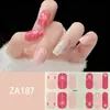 ZA - Adhesivo para uñas blanco sin hornear, totalmente impermeable, parche para decoración de uñas, sensación avanzada, simple, pegamento para esmalte de uñas al por mayor