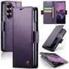 Compatible con Samsung Z Fold 8 Ultra, funda de teléfono con ranura para tarjeta, tapa abatible con cierre magnético para Fold7, funda con protección antirrobo