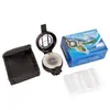 Equipamento de Viagem ao Ar Livre Bússola, Material Metálico, Bússola Luminosa Portátil, Bússola de Navegação para Aventura ao Ar Livre