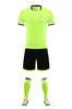 Ropa de entrenamiento de competición de manga corta para adultos y niños al por mayor rápida comercio exterior Jersey traje de fútbol para hombre y mujer transfronterizo