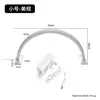 Lámpara de Mesa para Uñas Artísticas de Media Luna con Pedrería, Lámpara Dedicada en Forma de U para Salón de Belleza, Lámpara de Mesa LED Simple para Uñas Artísticas y Belleza Incrustada con Pedrería