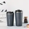 Taza Termo de Acero Inoxidable 304 Transfronteriza, Taza de Coche al Vacío de Doble Pared para Ocio, Taza de Café para Oficina de Negocios, Regalo