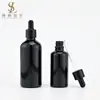 En Stock Botellas Negras a Prueba de Luz para Aceites Esenciales 10ml 30ml Botellas Dispensadoras de Aceite Esencial con Tapas Gotero Botellas de Vidrio para Aceites Esenciales Botellas Vacías