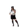 Uniforme de lingerie sexy sedutor empregada policial sexy traje paixão pura tamanho grande meia-noite glamour pijama roupa