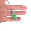 Atacado Bashan Cui Buddha Pendant Material Perigoso Jade Jade Colar Imperial Verde Completo Cui Pequeno Buddha Pendant Clavícula Corrente