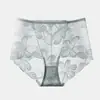 Pantis de Encaje de Cintura Alta para Mujer, Sexys y Atractivos, Control de Abdomen, Pantalones Cortos de Algodón Puro Sin Costuras, Nuevo Estilo Delgado de Verano