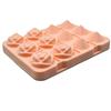 Molde de Silicona para Cubitos de Hielo con Tapa para Hogar, Grado Alimenticio, Hielera, Hielo para Whisky, Bola de Hielo, Artefacto para Hacer Cubitos de Hielo de Rosa