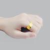 Anillo Ancho Irregular con Baches Estilo Ins Diseño Creativo Sentido de Papel de Aluminio Tendencia Japonesa y Coreana Anillo Abierto Venta al por Mayor