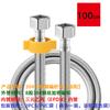 Mangueira Flexível Trançada de Aço Inoxidável 304 de 1/2 Polegada Metal de Alta Pressão à Prova de Explosão Mangueira de Entrada de Água Quente e Fria para Conectar ao Vaso Sanitário e Aquecedor de Água
