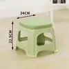 Banqueta de Plástico para Uso Doméstico na Sala de Estar, Espessada para Adultos, Banqueta Econômica para Mesa de Jantar, Cadeira de Borracha, Fabricante Banqueta Alta, Design Simples e Criativo