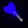 Palo Fluorescente Fijo de Estrella, Palo Fluorescente Personalizado para Boda, Accesorio de Performance, Luz de Mano Estrella de Cinco Puntas, Soporte para Concierto, Luz Plateada